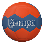 Kempa Soft ice grau/fluo rot