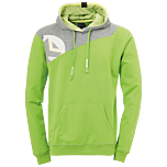 Kempa Core 2.0 Hoody hope grün/dark grau melange