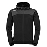 Kempa Emotion 2.0 Kapuzenjacke schwarz/anthra