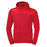 Kempa Emotion 2.0 Kapuzenjacke chilirot/rot