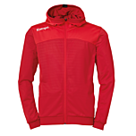 Kempa Emotion 2.0 Kapuzenjacke chilirot/rot