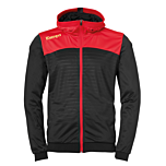 Kempa Emotion 2.0 Kapuzenjacke schwarz/rot/gelb