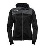 Kempa Emotion 2.0 Kapuzenjacke Women schwarz/anthra