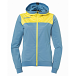 Kempa Emotion 2.0 Kapuzenjacke Women dove blau/limonengelb