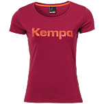 Kempa Graphic T-Shirt Women deep rot