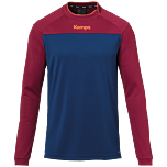 Kempa Prime Langarmshirt deep blau/deep rot