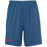 Kempa Player Shorts ice grau/fluo rot