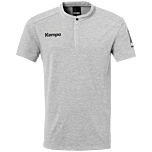 Kempa Status Polo Shirt grau melange