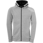 Kempa Core 26 Hood Jacket dark grau melange