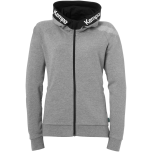 Kempa Core 26 Hood Jacket Women dark grau melange