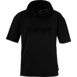 Kempa BLACK &amp; WHITE Hood Shirt schwarz