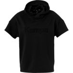 Kempa BLACK &amp; WHITE Hood Shirt Women schwarz