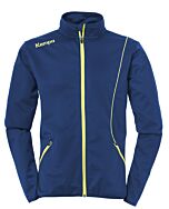 Kempa Curve Classic Jacke deep blau/fluo gelb