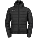 Kempa Puffer Kapuzenjacke schwarz