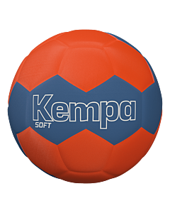 Kempa Soft ice grau/fluo rot