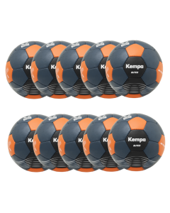 Kempa Buteo petrol/orange 10er Set + Kempa Ballbag