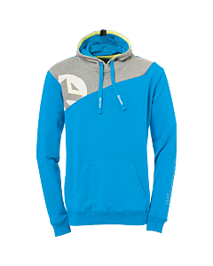 Kempa Core 2.0 Hoody kempablau/dark grau melange