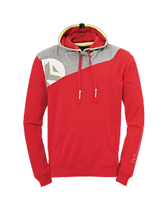 Kempa Core 2.0 Hoody rot/dark grau melange