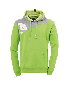 Kempa Core 2.0 Hoody hope grün/dark grau melange