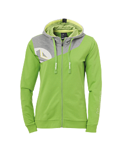 Kempa Core 2.0 Kapuzenjacke Women hope grün/dark grau melange