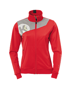 Kempa Core 2.0 Poly Jacke Women rot/dark grau melange