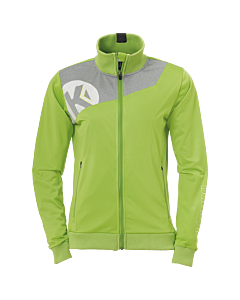 Kempa Core 2.0 Poly Jacke Women hope grün/dark grau melange