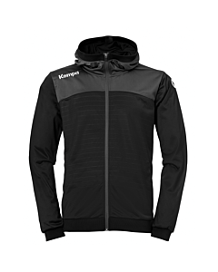 Kempa Emotion 2.0 Kapuzenjacke schwarz/anthra