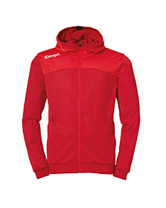 Kempa Emotion 2.0 Kapuzenjacke chilirot/rot