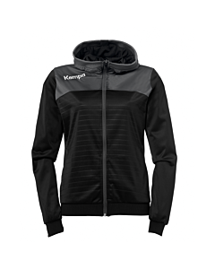 Kempa Emotion 2.0 Kapuzenjacke Women schwarz/anthra