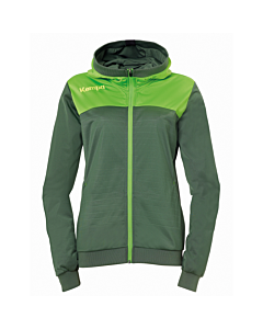 Kempa Emotion 2.0 Kapuzenjacke Women dragon grün/hope grün