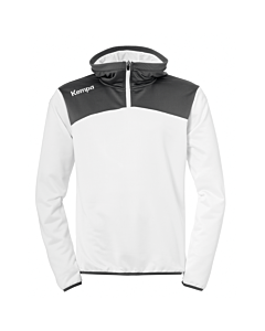 Kempa Emotion 2.0 Quarter Zip Hoody weiß/anthra