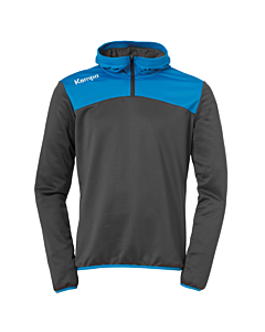 Kempa Emotion 2.0 Quarter Zip Hoody anthra/kempablau