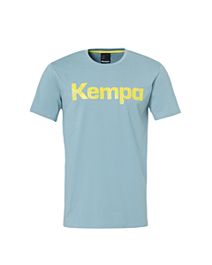 Kempa Graphic T-Shirt dove blau