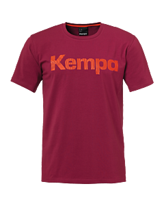 Kempa Graphic T-Shirt deep rot