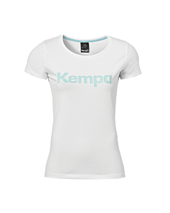 Kempa Graphic T-Shirt Girls weiß