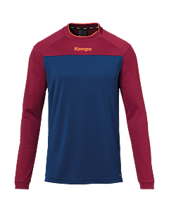 Kempa Prime Langarmshirt deep blau/deep rot
