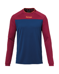 Kempa Prime Langarmshirt deep blau/deep rot