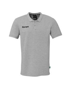 Kempa Prime Polo Shirt dark grau melange