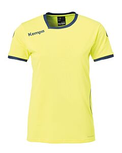 Kempa Curve Trikot Women fluo gelb/deep blau