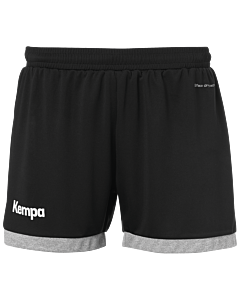 Kempa Core 2.0 Shorts Women schwarz/dark grau melange