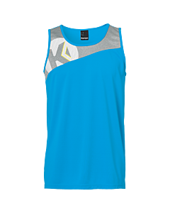 Kempa Core 2.0 Singlet kempablau/dark grau melange