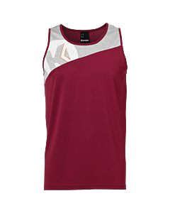 Kempa Core 2.0 Singlet deep rot/dark grau melang