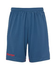 Kempa Player Shorts ice grau/fluo rot