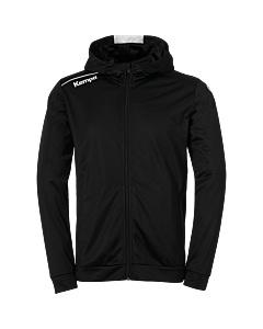 Kempa Player Hood Jacket schwarz/weiß