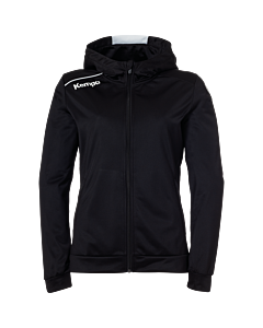 Kempa Player Kapuzenjacke Women schwarz/weiß