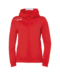 Kempa Player Kapuzenjacke Women rot/weiß