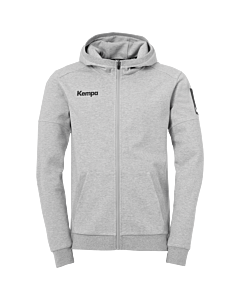 Kempa Status Hood Jacket grau melange