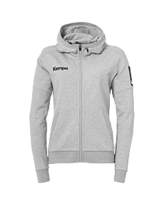 Kempa Status Kapuzenjacke Women grau melange