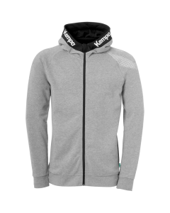 Kempa Core 26 Hood Jacket dark grau melange