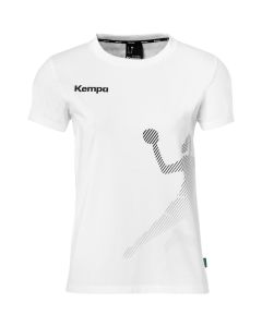 Kempa BLACK &amp; WHITE T-Shirt Women weiß